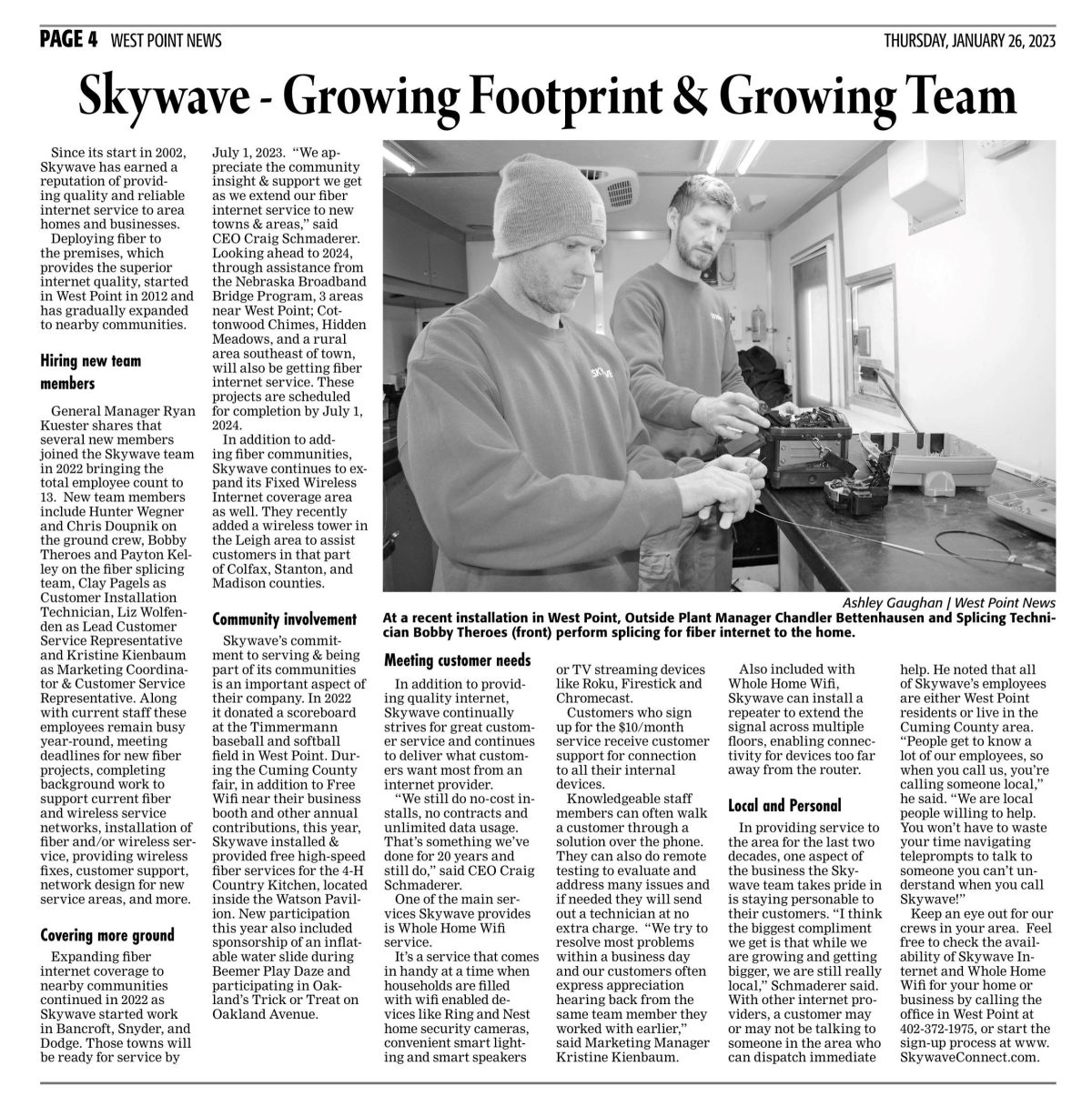In the News! Skywave