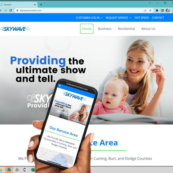 New site Launched Skywave Nebraska Service Provider