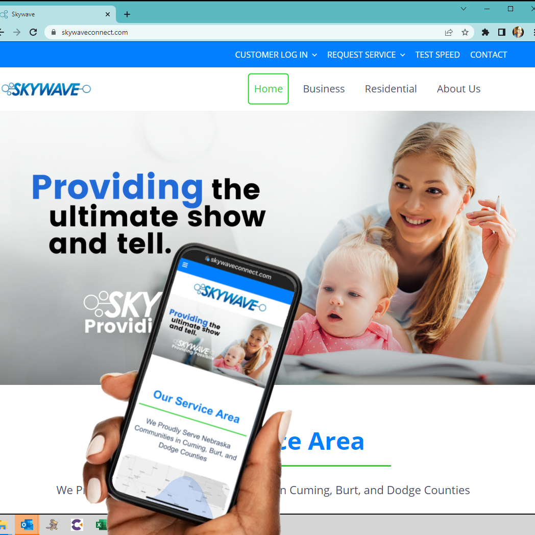 Skywave New Website Launched. Easier Sign-Up.